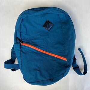Teal Cotton Laptop Backpack